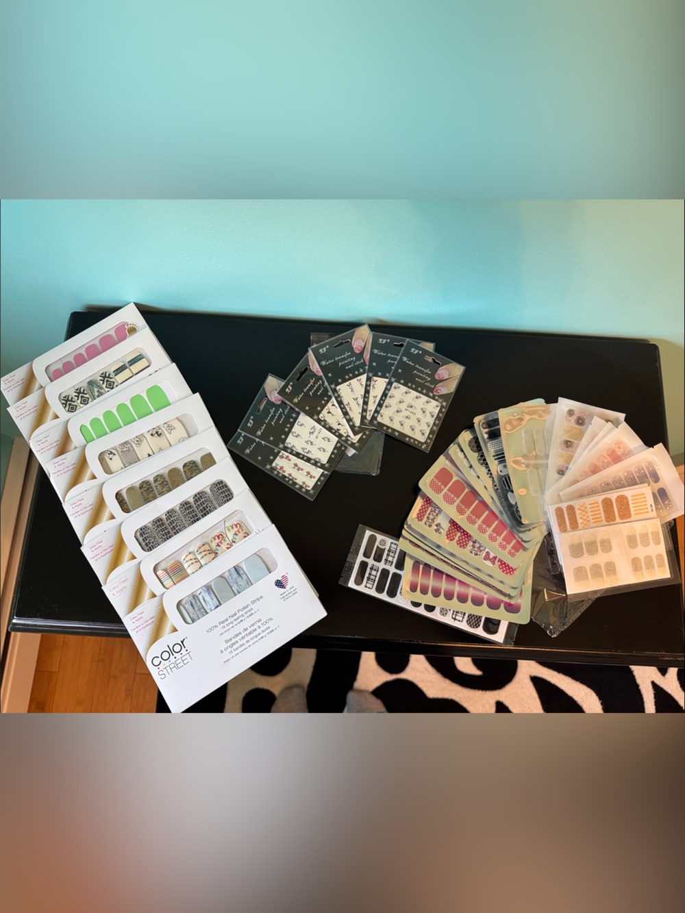 Huge lot of nail wraps and decals - Color Street and more!